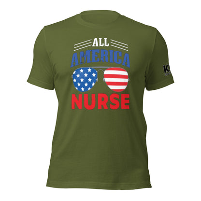 All American Nurse t-shirt