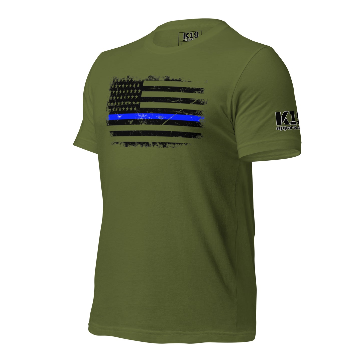 Blue line flag t-shirt