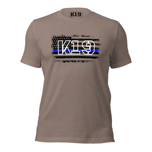 K19/ Blue line flag t-shirt