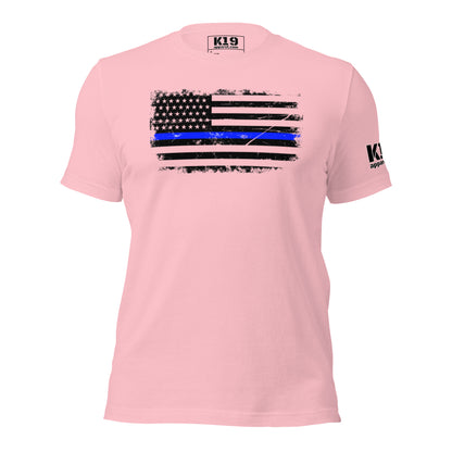 Blue line flag t-shirt