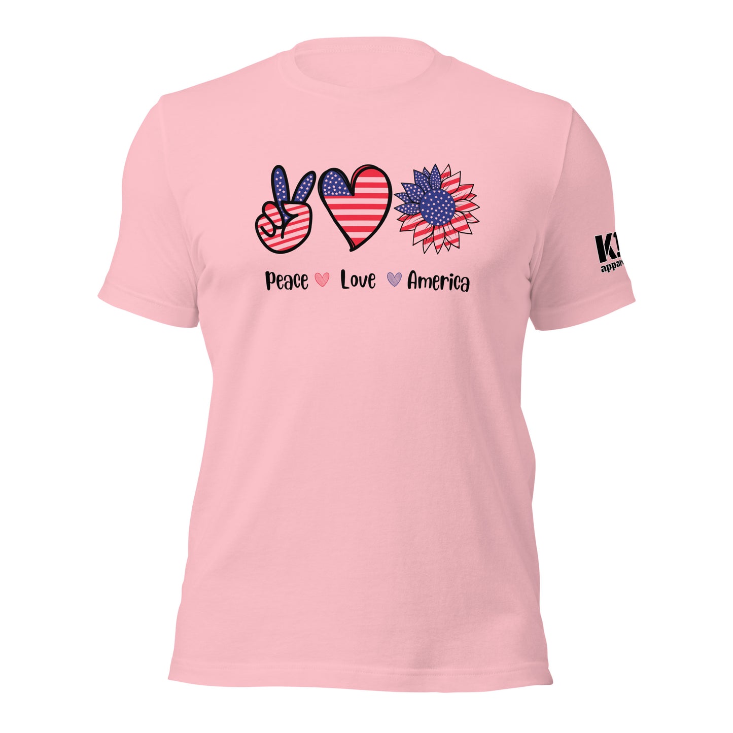 Peace Love and America t-shirt