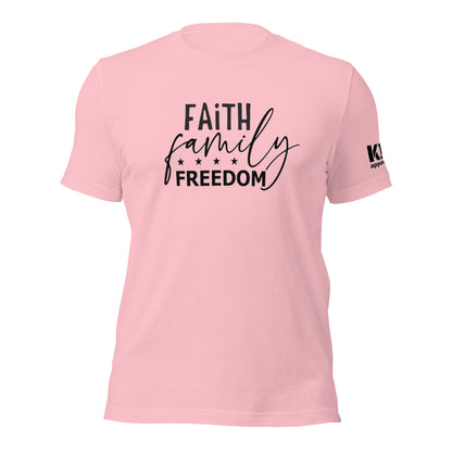 Faith Family Freedom t-shirt