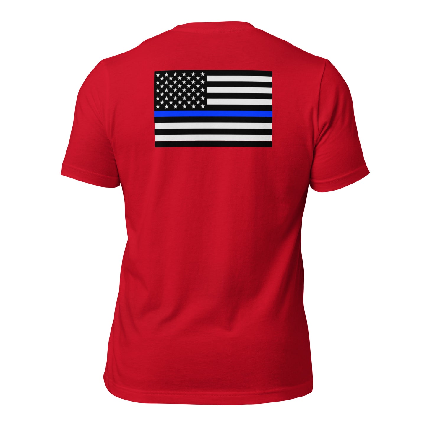 Blue line flag t-shirt