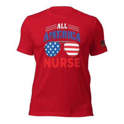 All American Nurse t-shirt