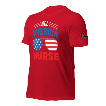 All American Nurse t-shirt