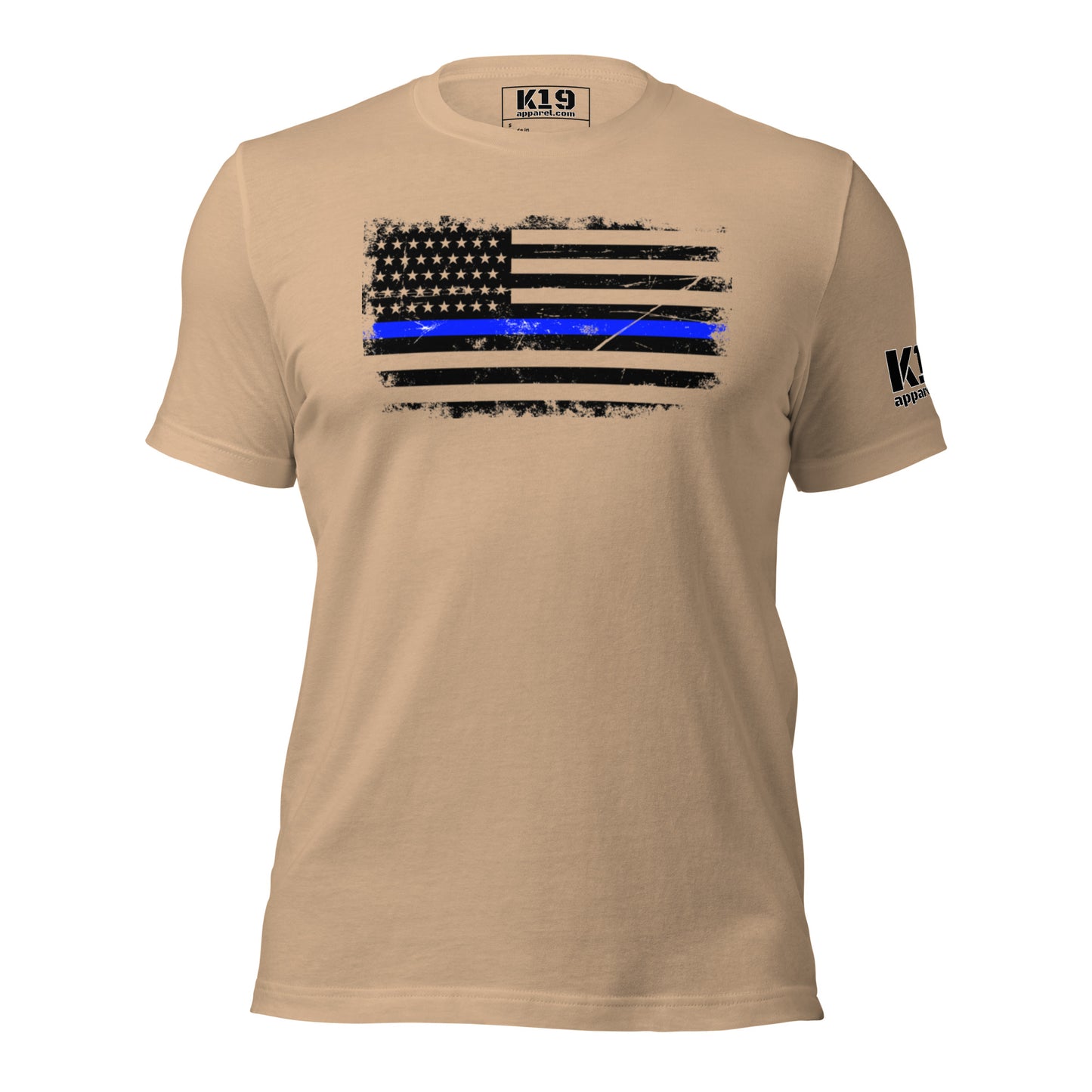 Blue line flag t-shirt