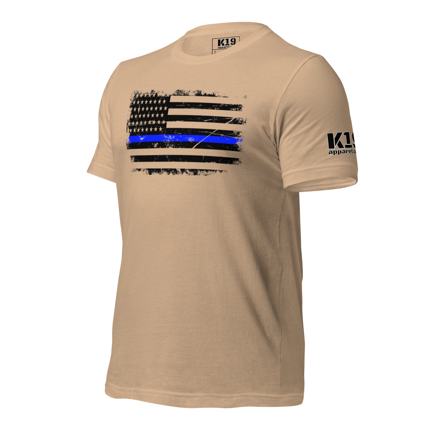 Blue line flag t-shirt