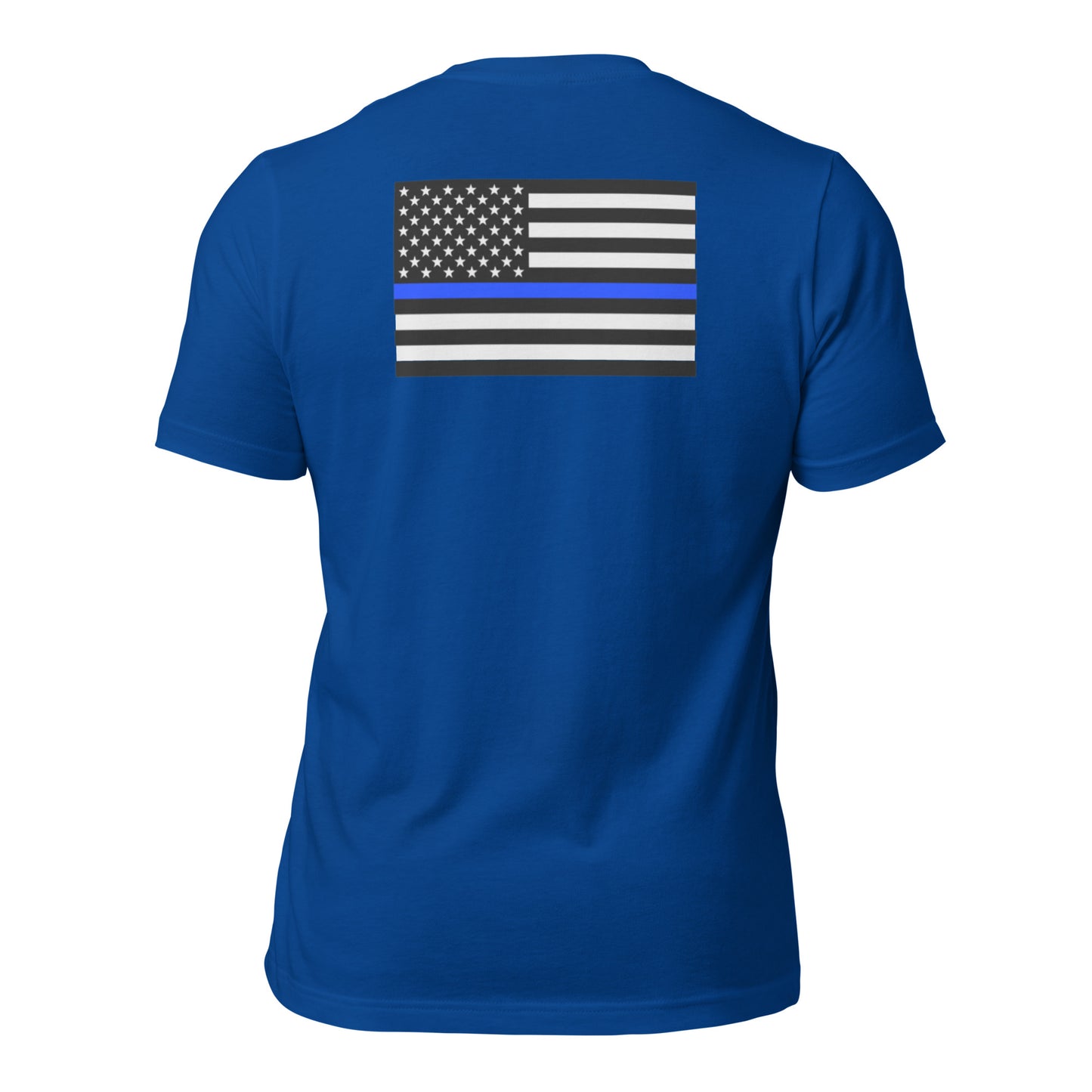 Blue line flag t-shirt
