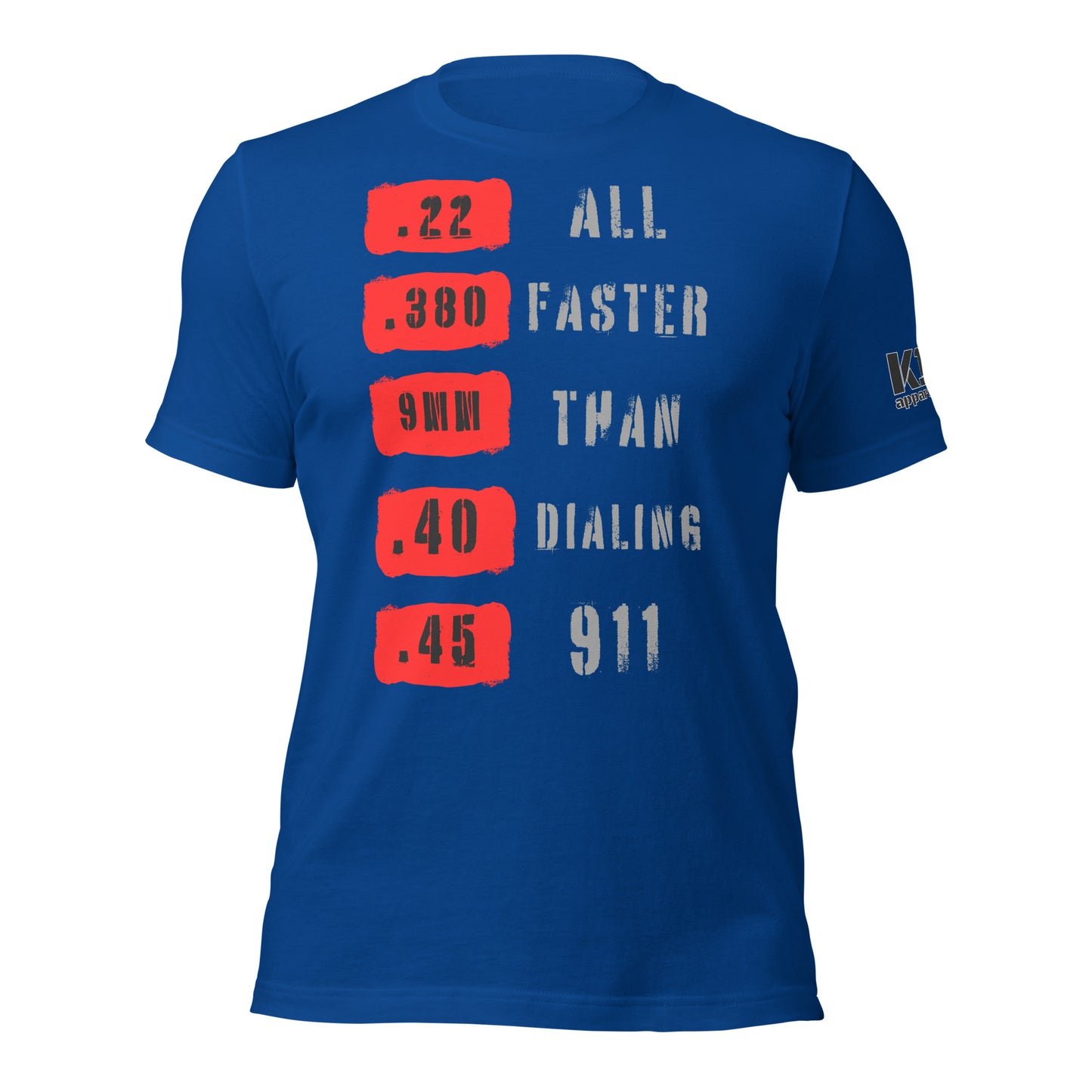 Faster than 9-1-1 t-shirt