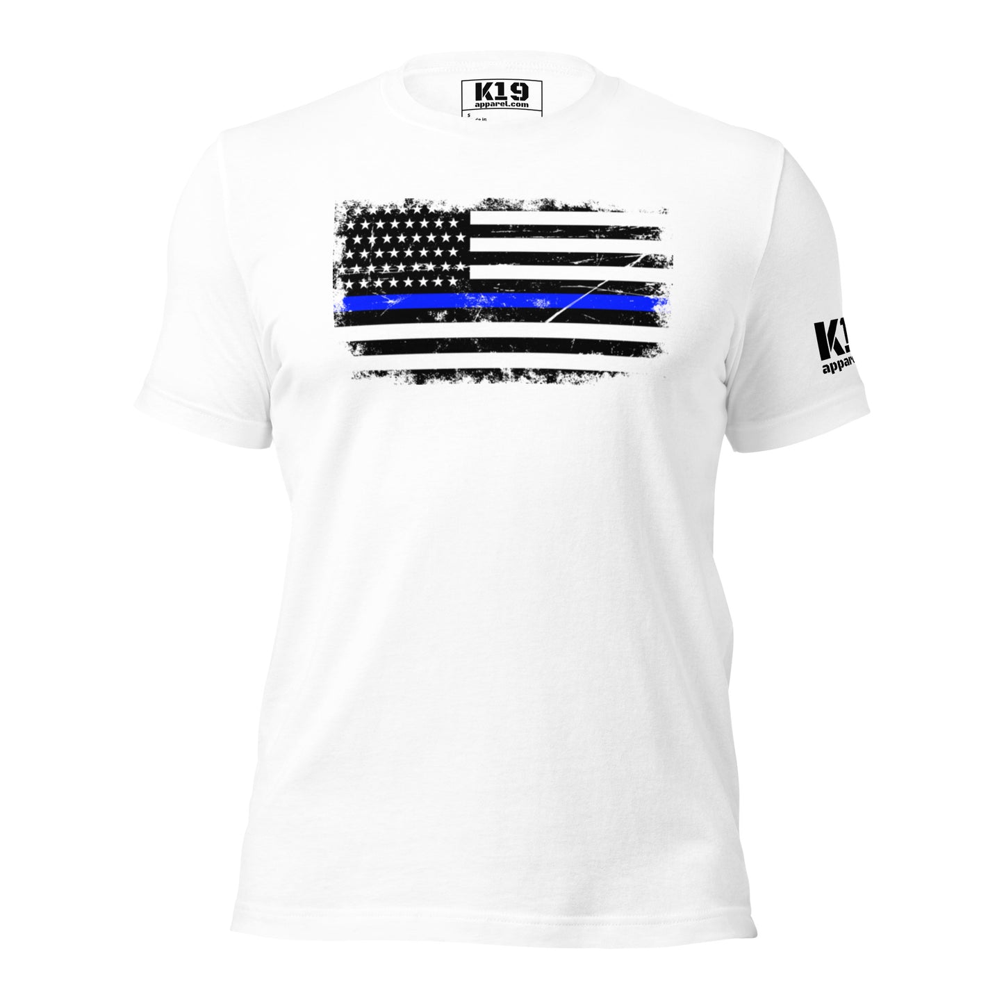 Blue line flag t-shirt