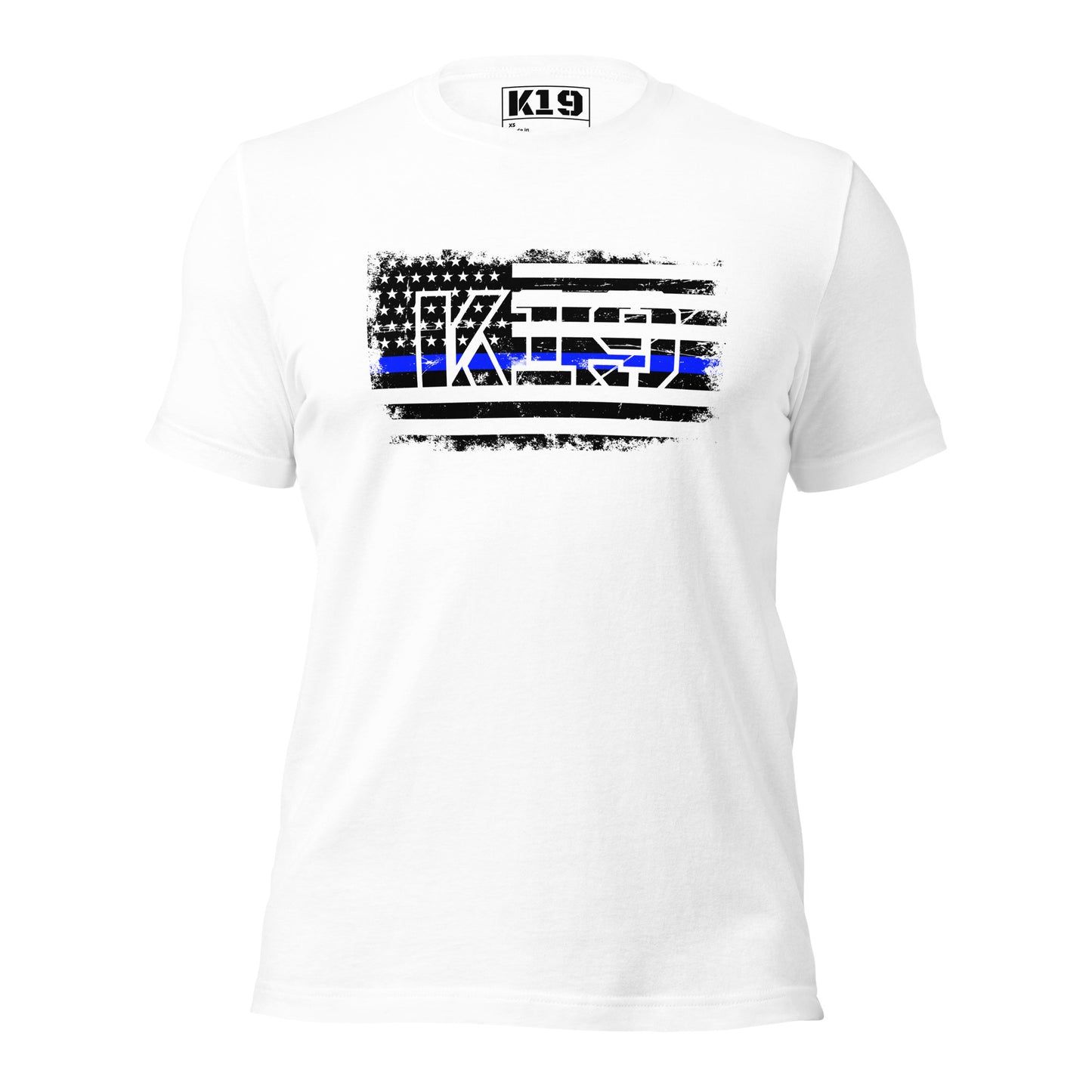 K19/ Blue line flag t-shirt