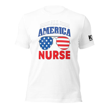 All American Nurse t-shirt