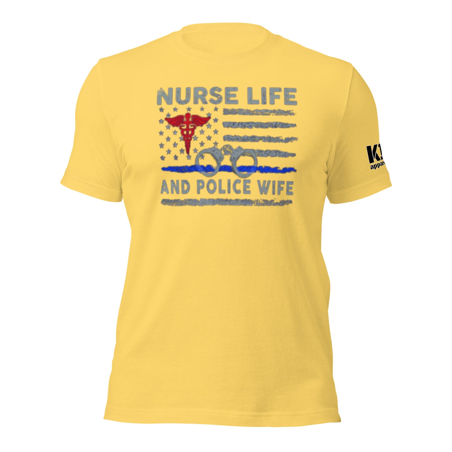 Nurse Life Police Wife t-shirt
