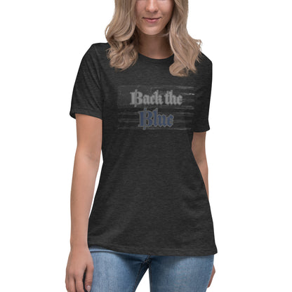 Women's Back the Blue Relaxed T-Shirt