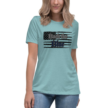 Women's Back the Blue Relaxed T-Shirt