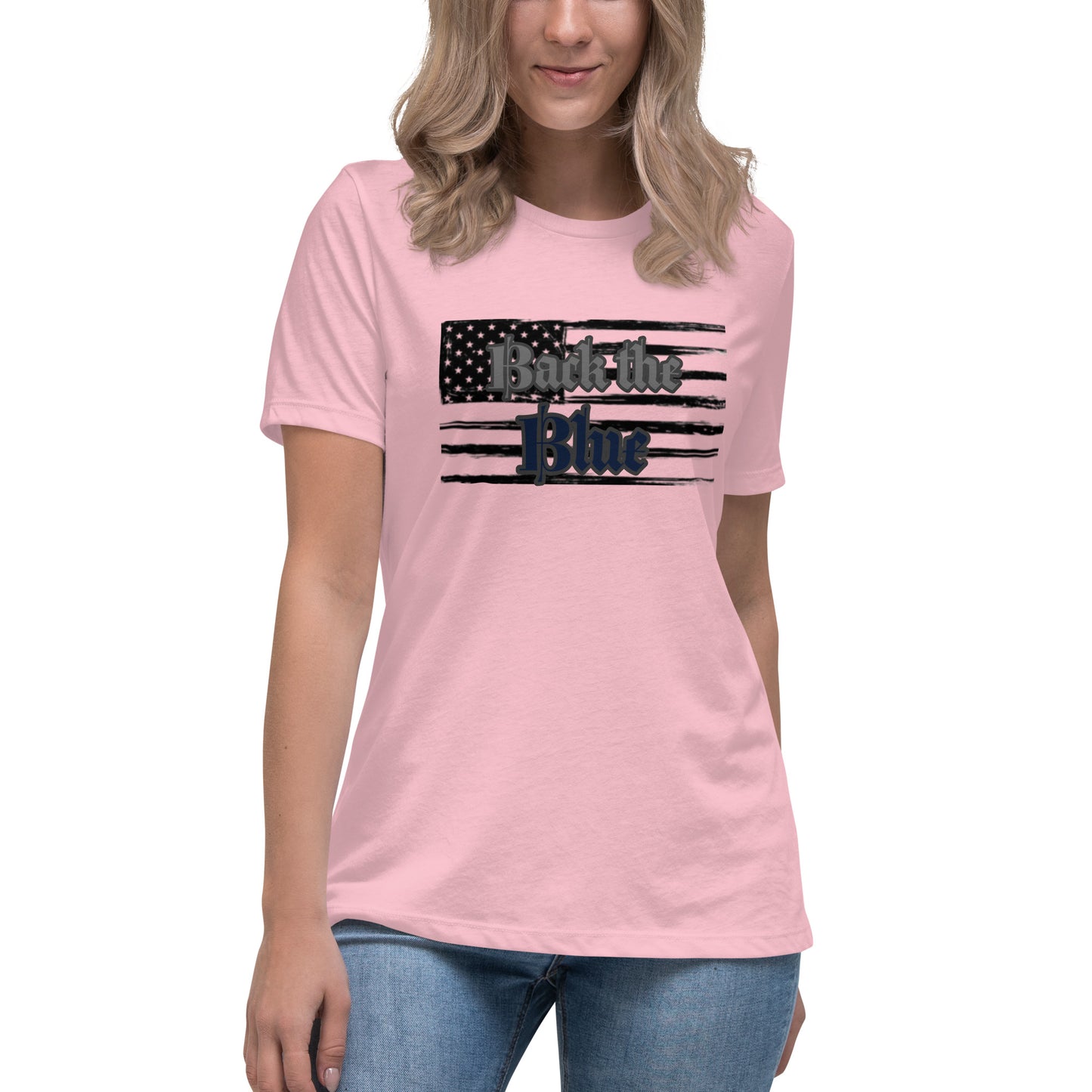 Women's Back the Blue Relaxed T-Shirt