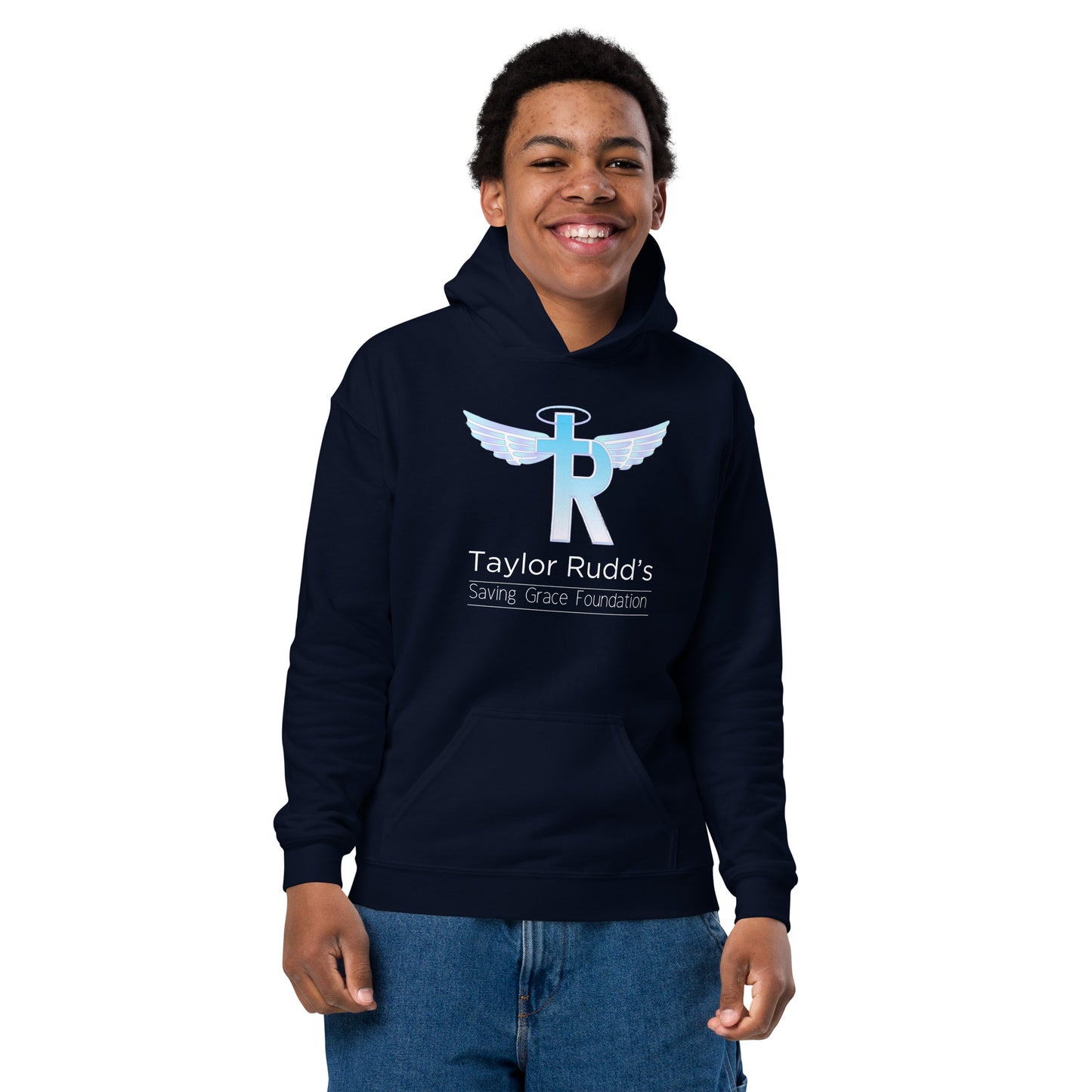 Taylor Rudd's Saving Grace Youth heavy blend hoodie