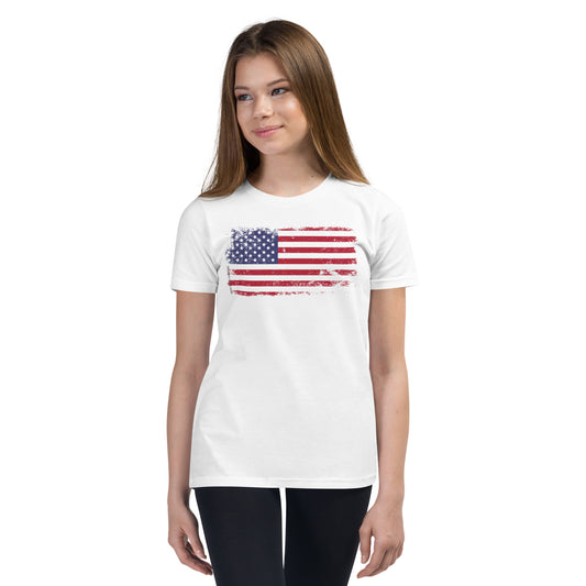 American Flag Youth Short Sleeve T-Shirt